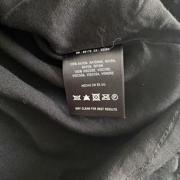 NWT Anthropologie Meadow Rue Dress Womens Sz‎ 10 Drop Waist Minutiae Black - Picture 7 of 13